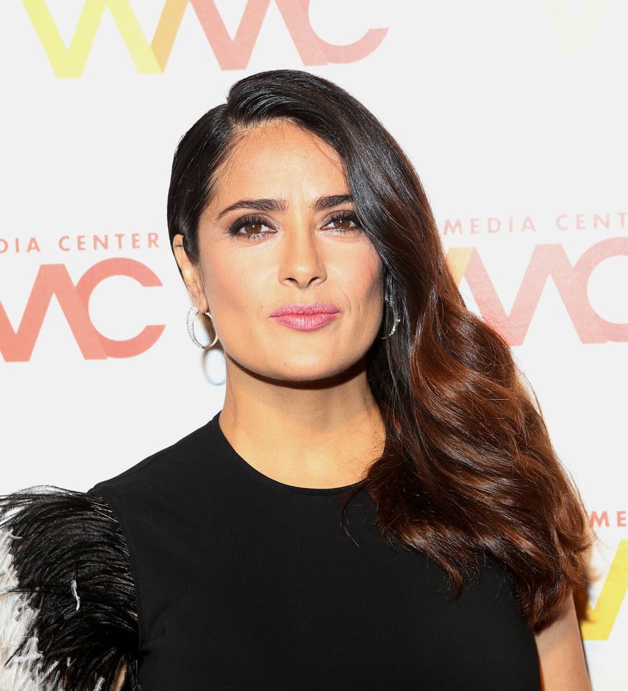 Salma Hayek takes a swipe at Donald Trump over bogus dating story