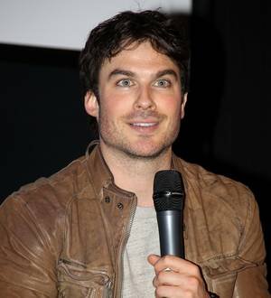 Ian Somerhalder and Nina Dobrev reunite at Comic-Con
