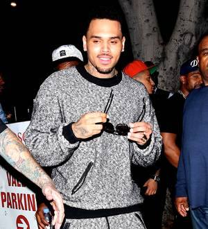 Chris Brown hosts charity kickball game