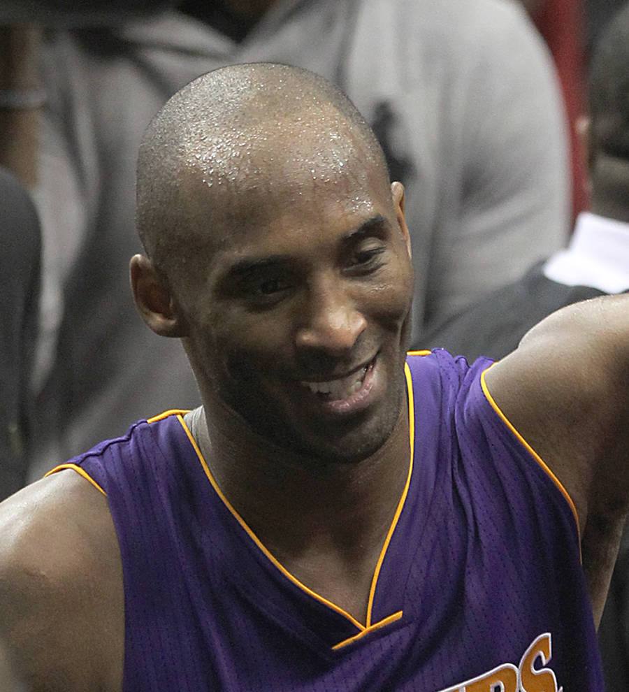 Kobe Bryant given star-studded send off at final game
