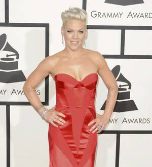 Pink strips down for magazine cover