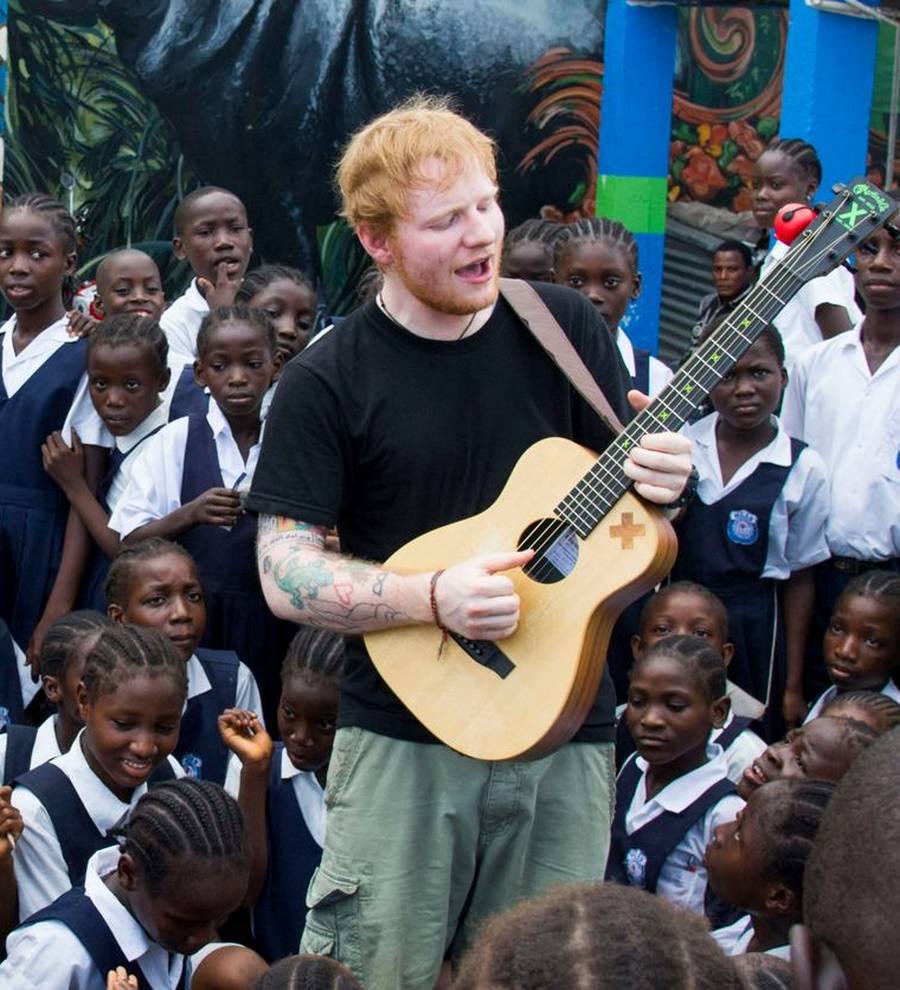 Ed Sheeran moved by plight of aspiring young Liberian musician