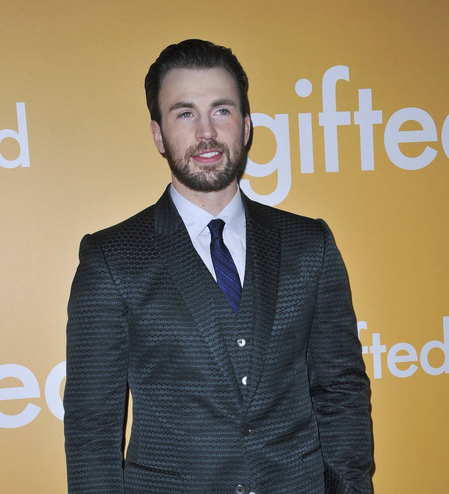 Chris Evans as Captain America, mid-action, fighting enemies. He holds his shield