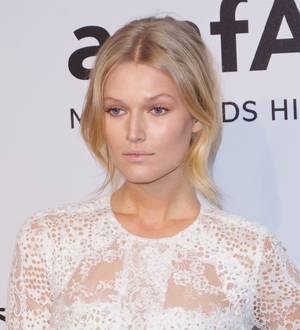 Toni Garrn stages fashion flea market at New York Fashion Week
