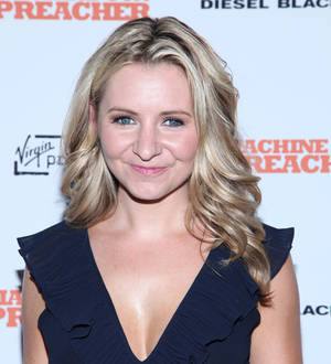 Beverley Mitchell is a new mom