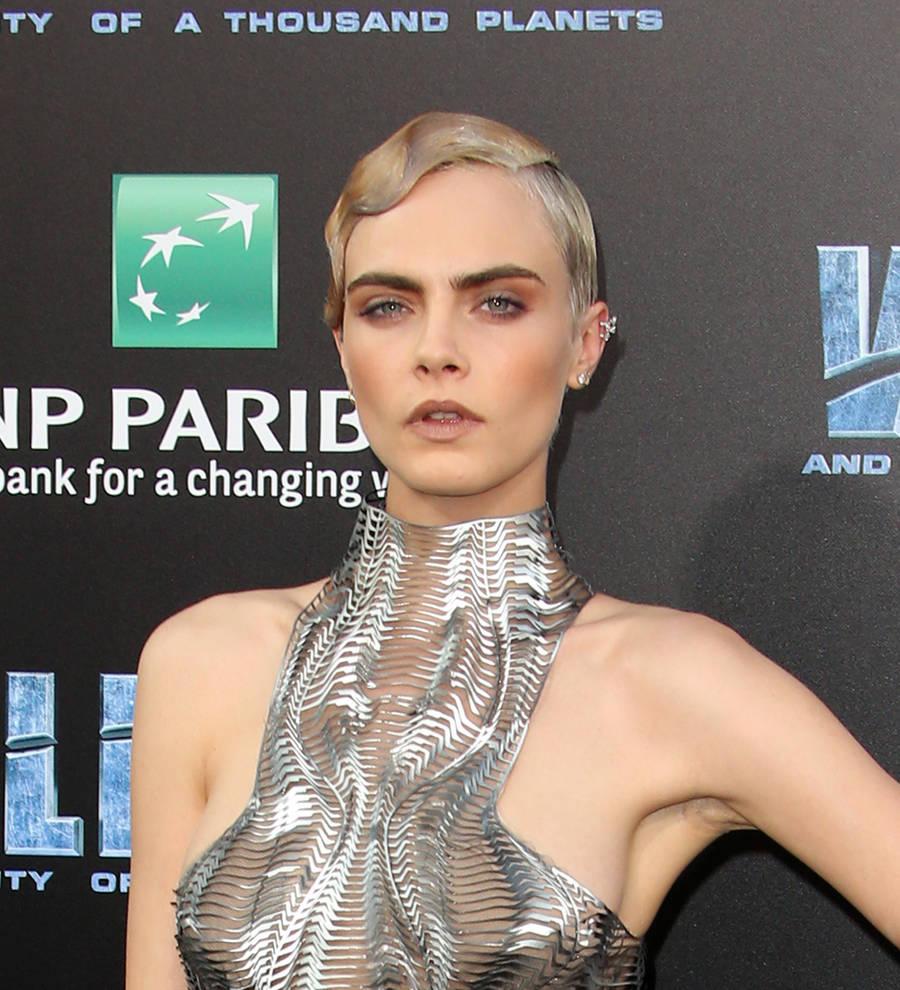 Cara Delevingne laughed hysterically after suffering Valerian injury