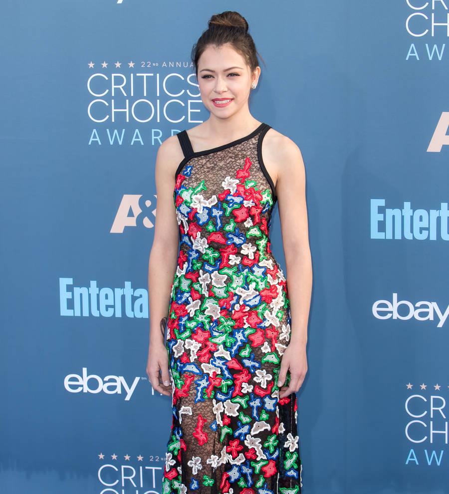 Tatiana Maslany left red-faced after being recognized at naked spa