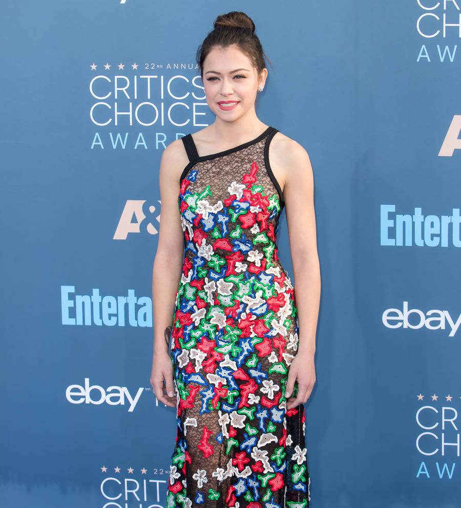 Tatiana Maslany left red-faced after being recognized at naked spa