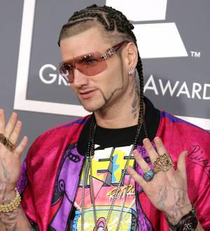Rapper Riff Raff storms offstage