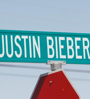 Bieber street sign stolen