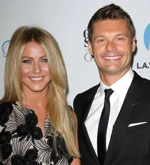 Julianne Hough and Ryan Seacrest in flight scare