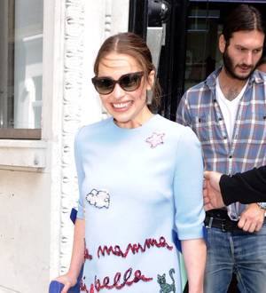 Emilia Clarke spotted on crutches