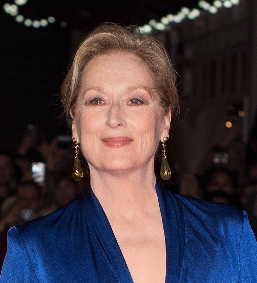 Protesters lie down on the red carpet at Meryl Streep premiere