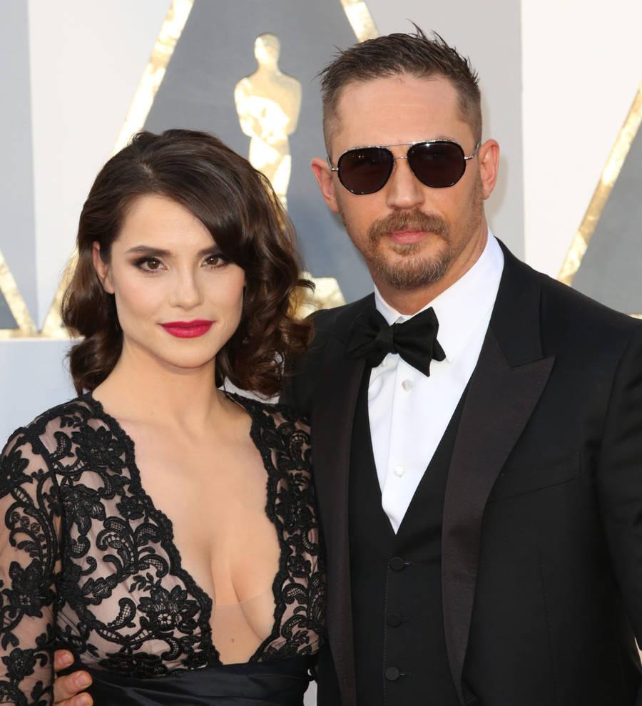 Tom Hardy's wife breast pumping at Oscars