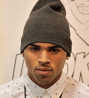 Chris Brown happy with sticker campaign
