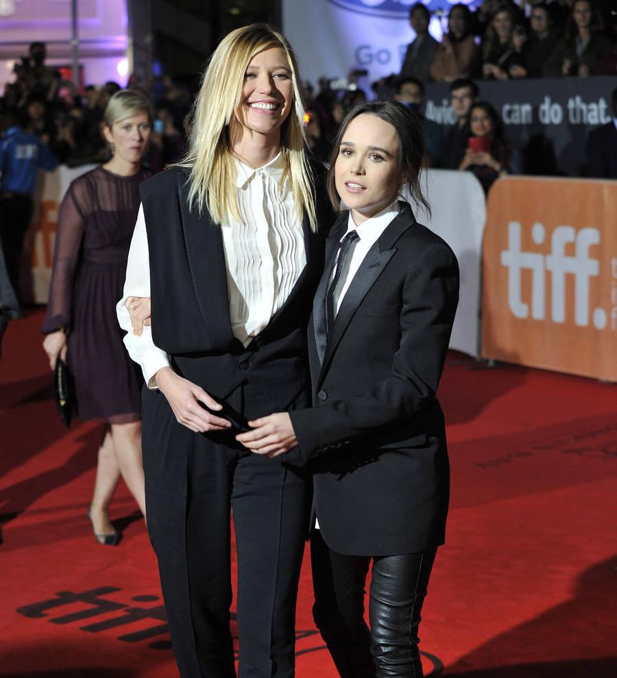 Ellen Page makes red carpet debut with girlfriend