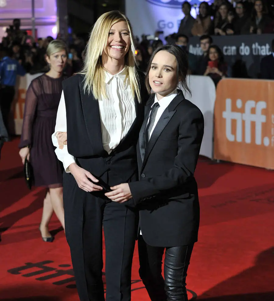 Ellen Page makes red carpet debut with girlfriend