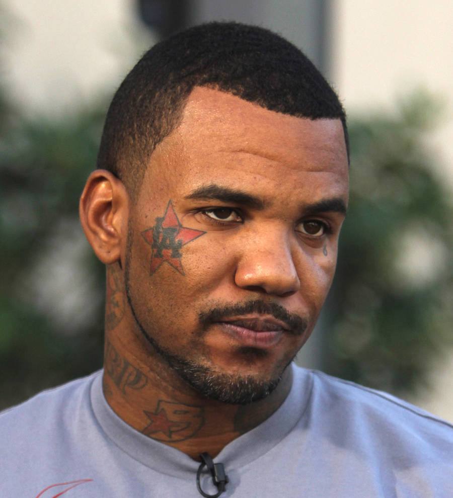 The Game's cars vandalised