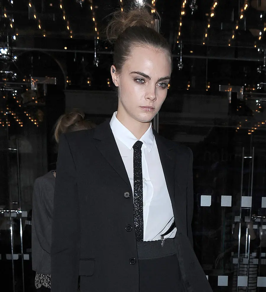 Cara Delevingne dons disguise for Star Wars screening