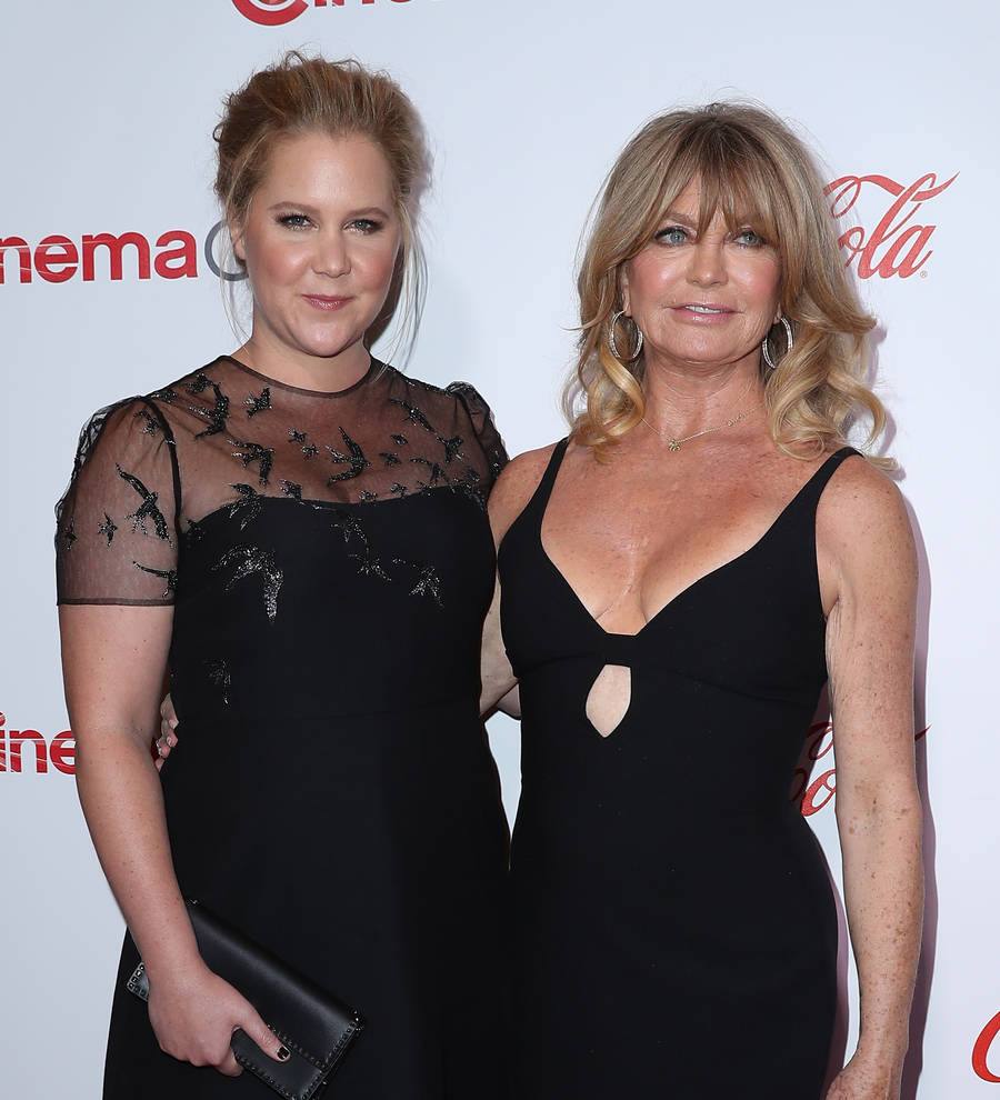 Amy Schumer and Goldie Hawn were inseparable during Snatched shoot