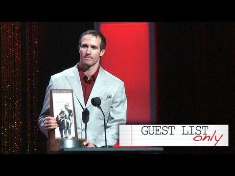 Drew Brees Gives Props to Tim Tebow at Pulse Awards - GUEST LIST ONLY