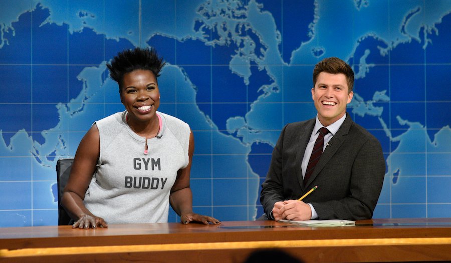 ICYMI: Your Fave "SNL" OTP Leslie Jones & Colin Jost Teaming Up For a Movie!