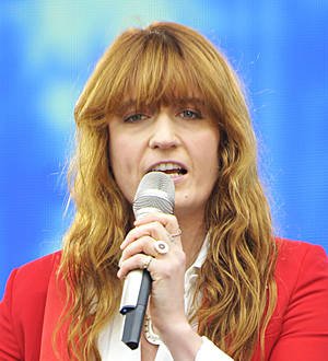 Florence Welch pays tribute to Dave Grohl at Glastonbury festival