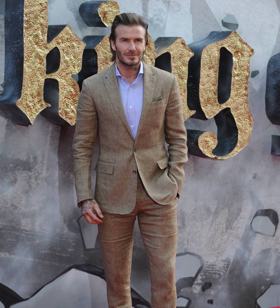 David Beckham's acting skills receive high praise at King Arthur premiere