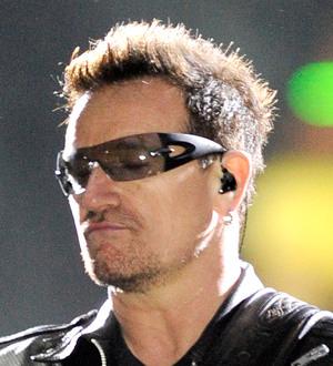 Bono boxes up his glasses for fans