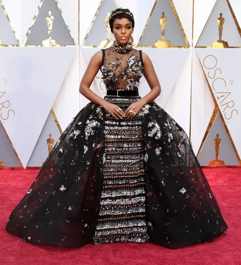 Janelle Monae's stylist shed tears of joy over her Oscars dress