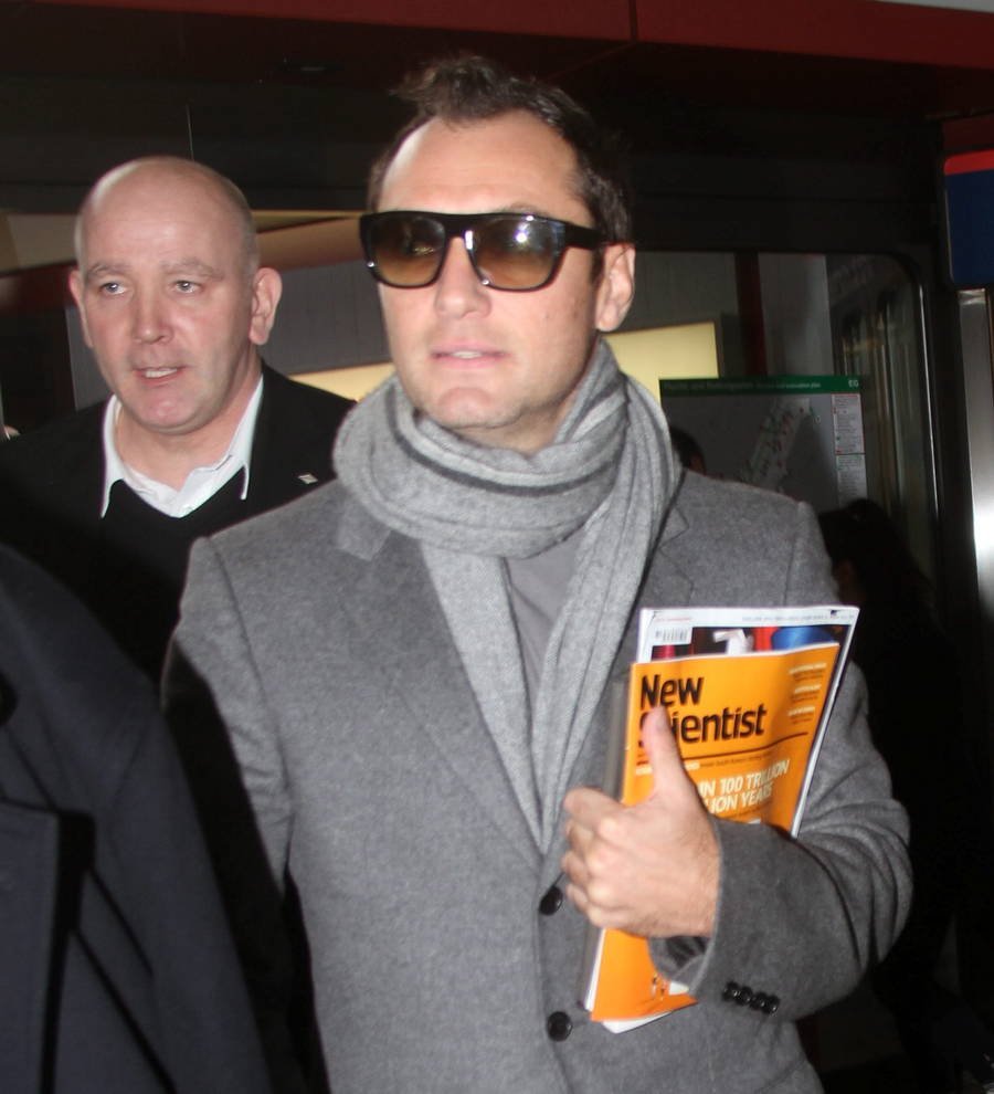 Jude Law worries about model son