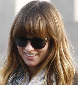 Olivia Wilde visits Jewish memorial site