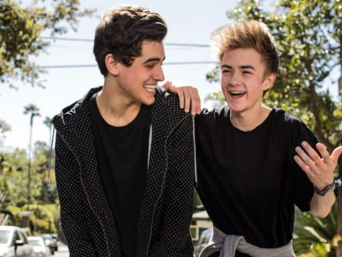 Jack & Jack on the Set of Alli Simpson's "Roll 'Em Up" Music Video Shoot