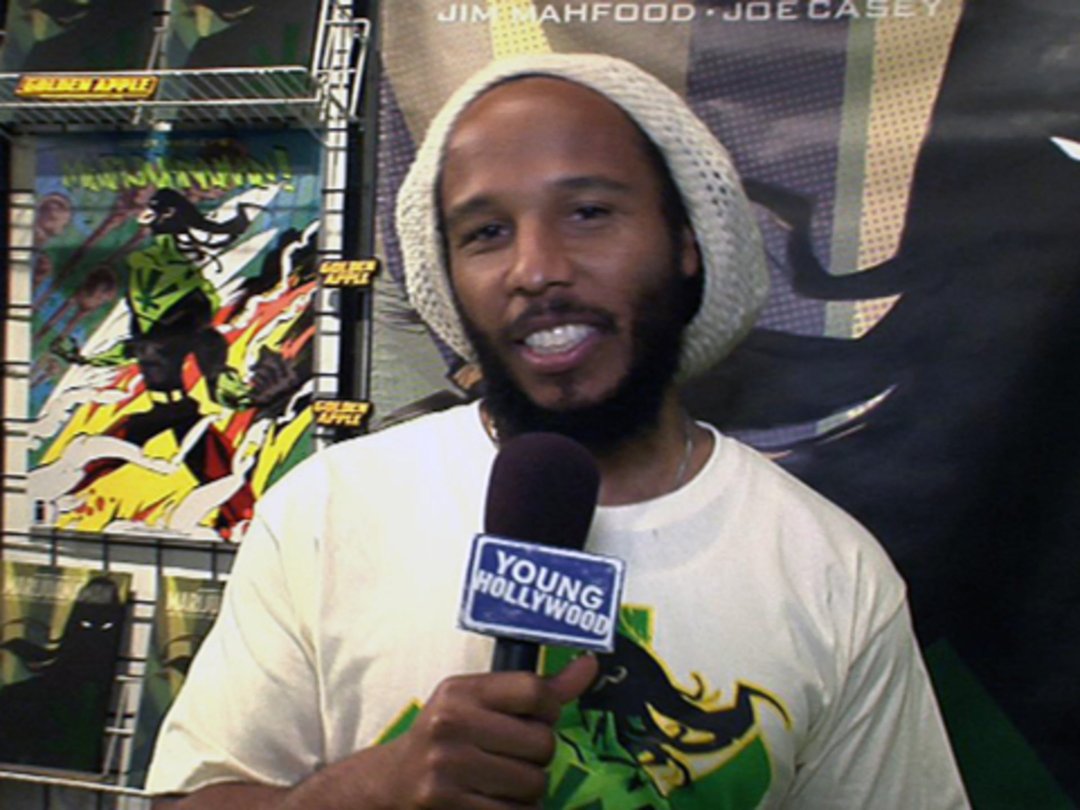 Ziggy Marley and his Superhero Comic Book