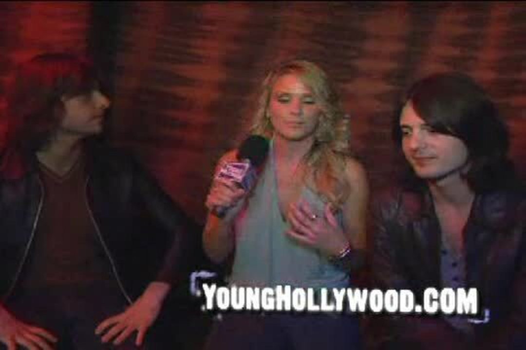 Backstage at The Roxy with Rooney