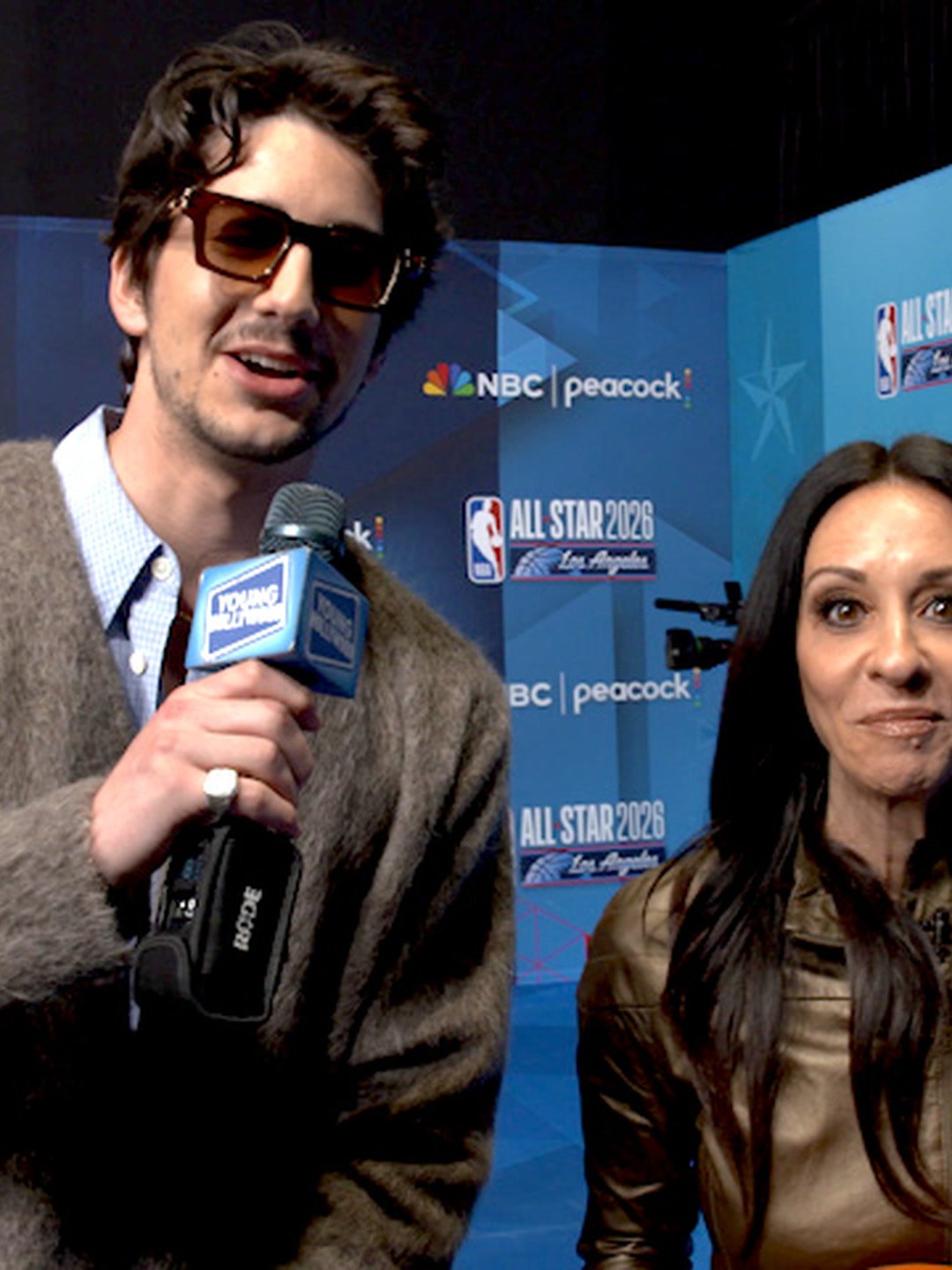 Basketball Stars & Celebs Roll Up For The NBA All-Star Game