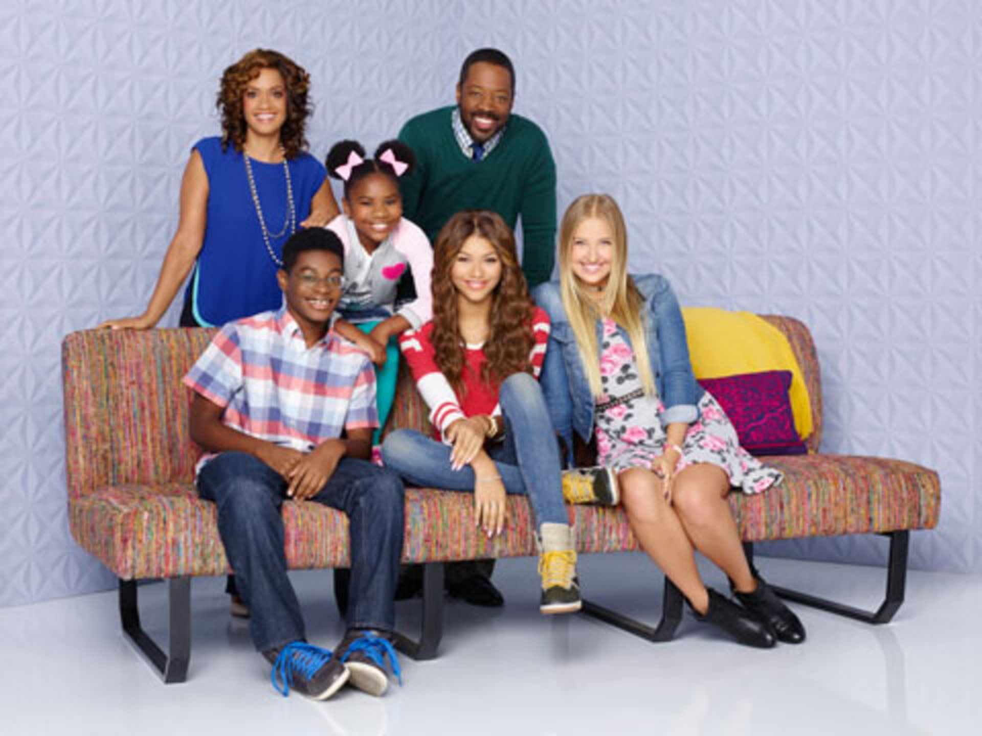 On Set of "K.C. Undercover" with Zendaya and Cast Mates
