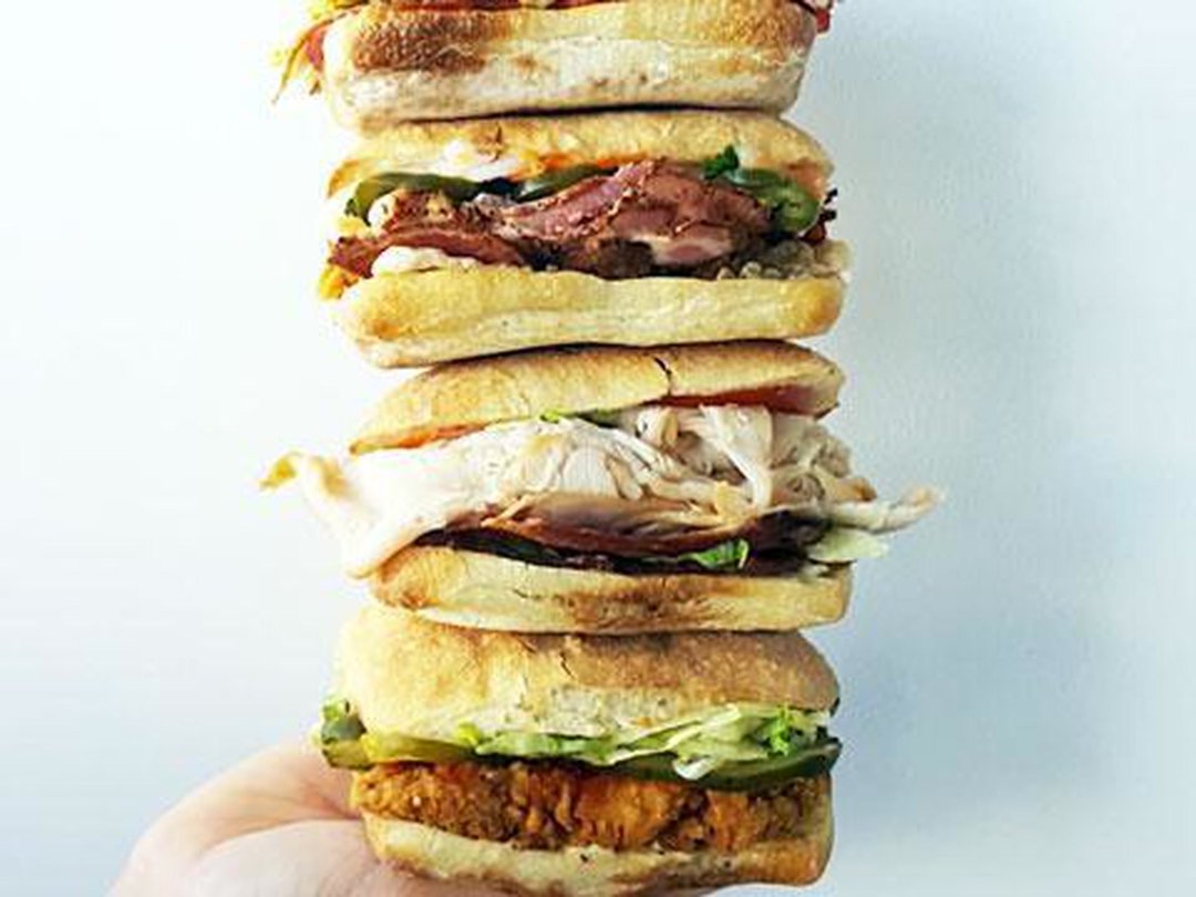 SACK SANDWICHES’S COLD FRIED CHICKEN SANDWICH