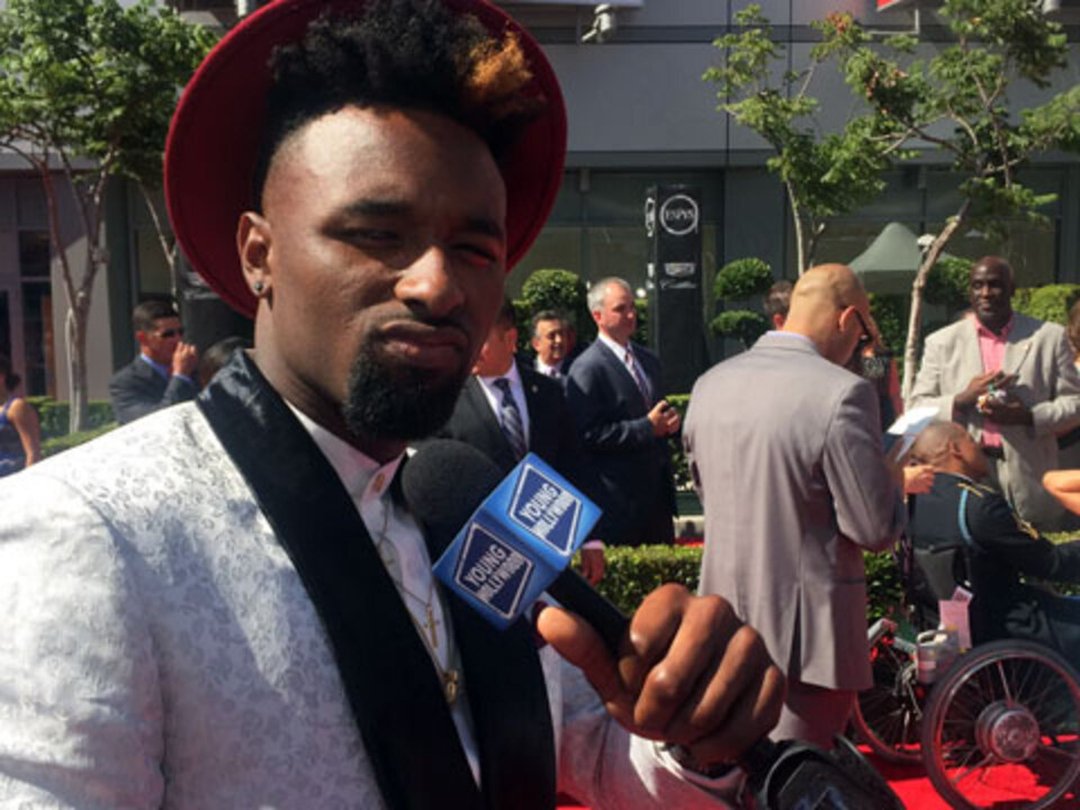 Jarvis Landry Catches Up With Odell Beckham Jr & More at the ESPYs