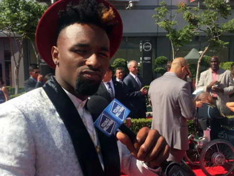 Jarvis Landry Catches Up With Odell Beckham Jr & More at the ESPYs