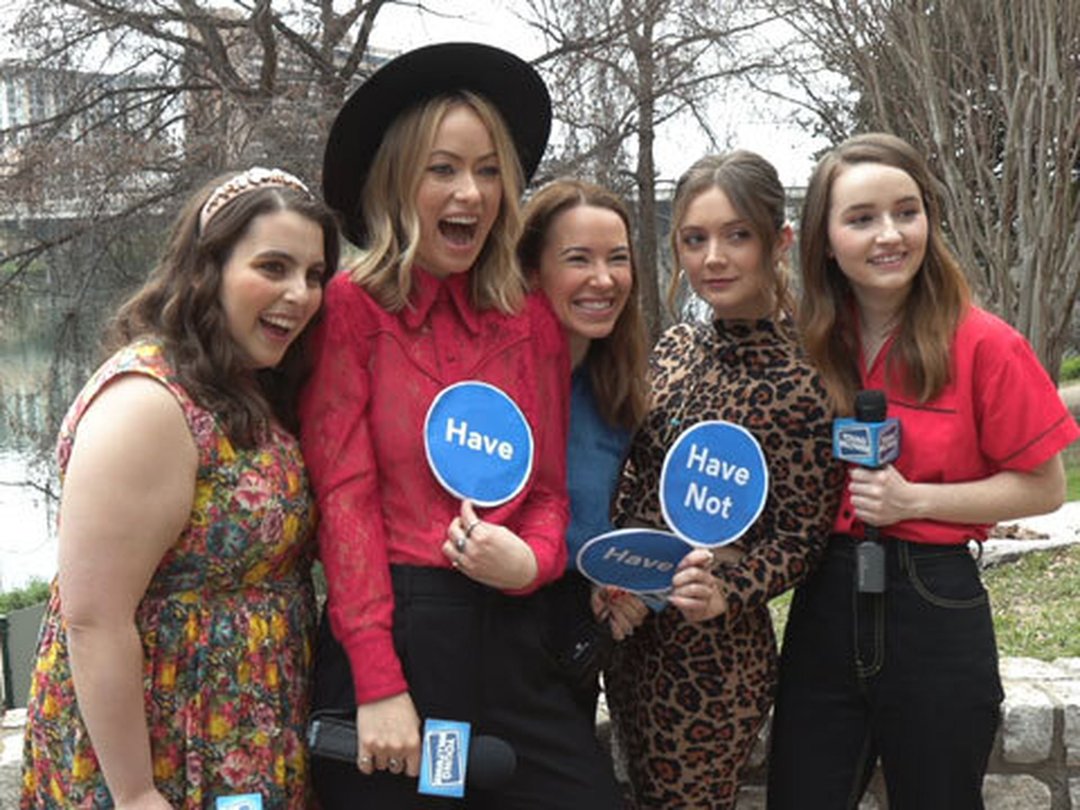 Olivia Wilde & Booksmart Cast Play Never Have I Ever