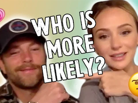 Country Star Chris Lane Plays Couples Tag with Wife Lauren