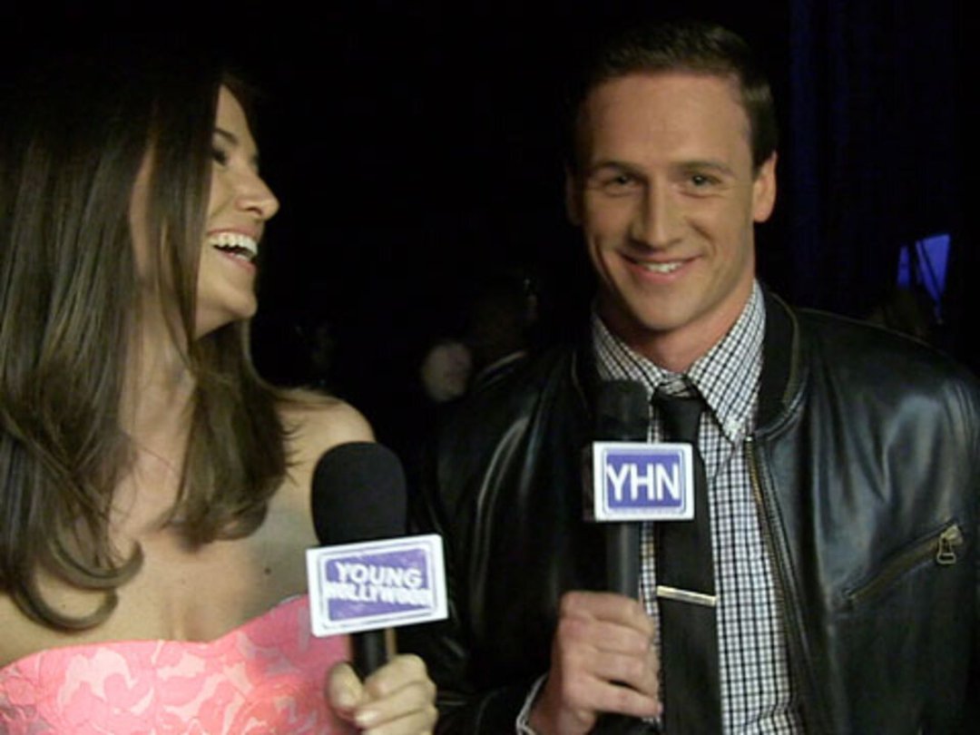 Ryan Lochte & The Fab 5 Backstage at Hall of Game Awards
