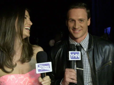 Ryan Lochte & The Fab 5 Backstage at Hall of Game Awards