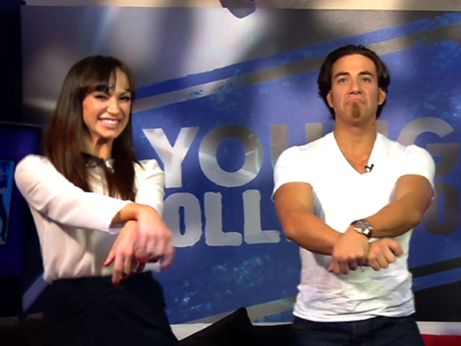 Dancing with "DWTS" All-Stars Apolo Ohno & Karina Smirnoff