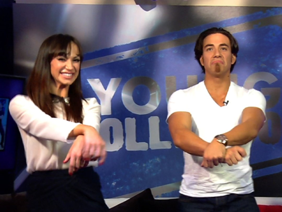 Dancing with "DWTS" All-Stars Apolo Ohno & Karina Smirnoff