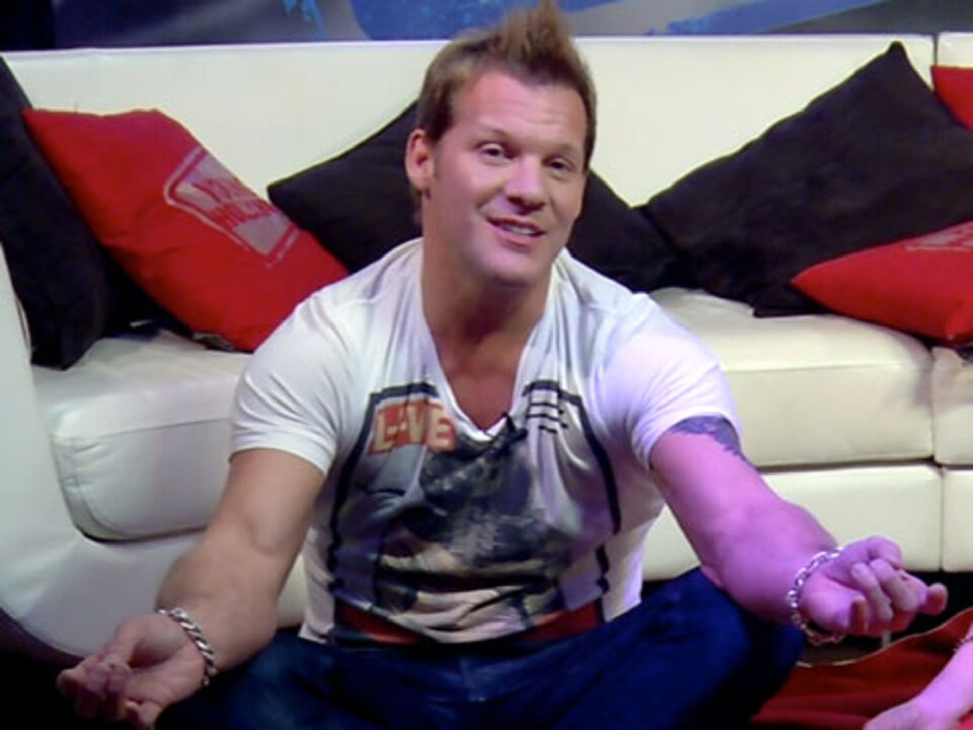 Doing Yoga with Chris Jericho