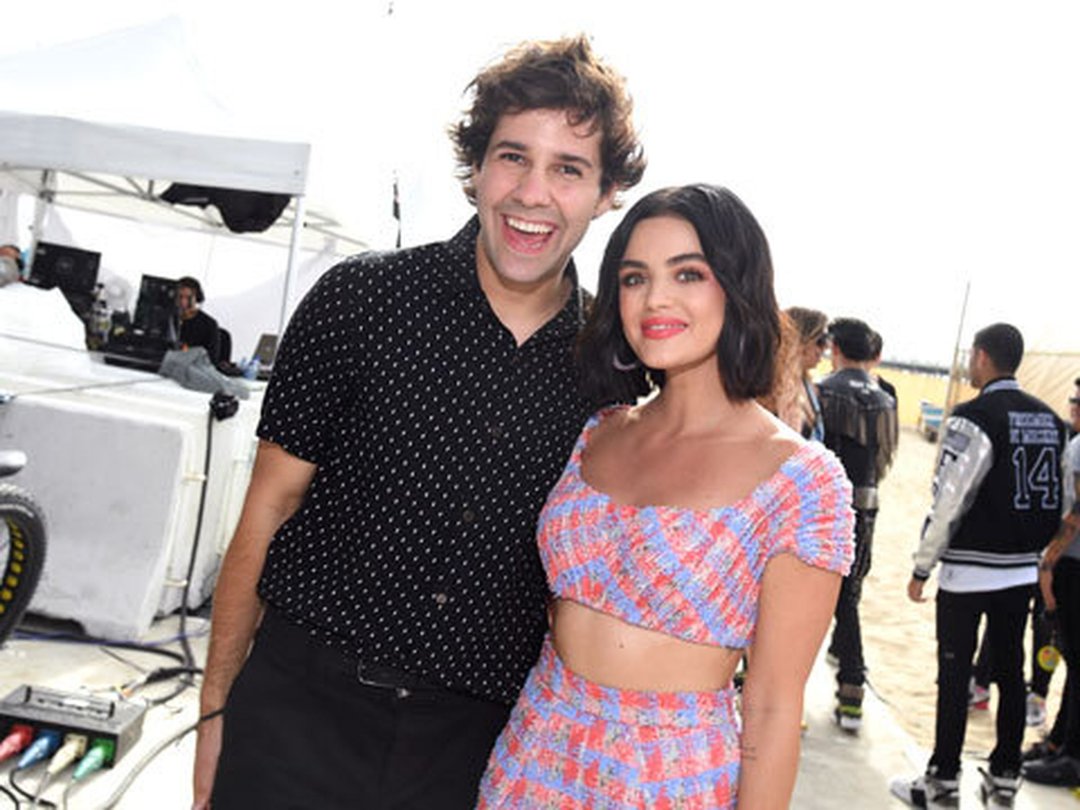 Lucy Hale & David Dobrik Reveal How He Broke Into Robert Downey Jr.’s Trailer