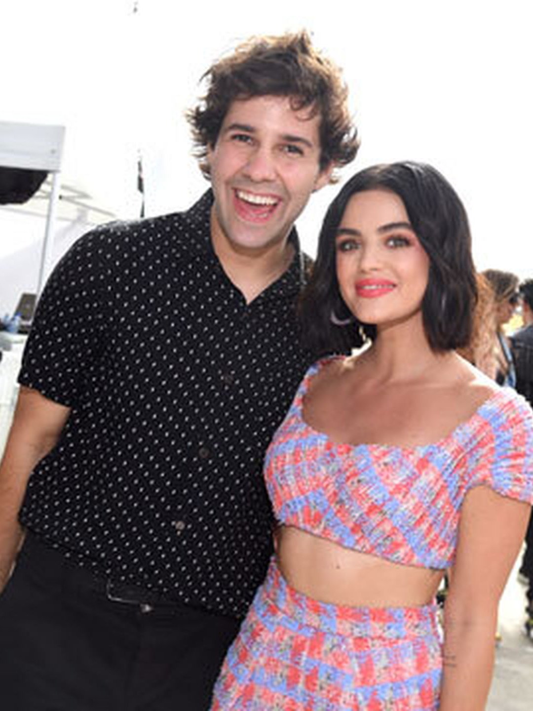 Lucy Hale & David Dobrik Reveal How He Broke Into Robert Downey Jr.’s Trailer