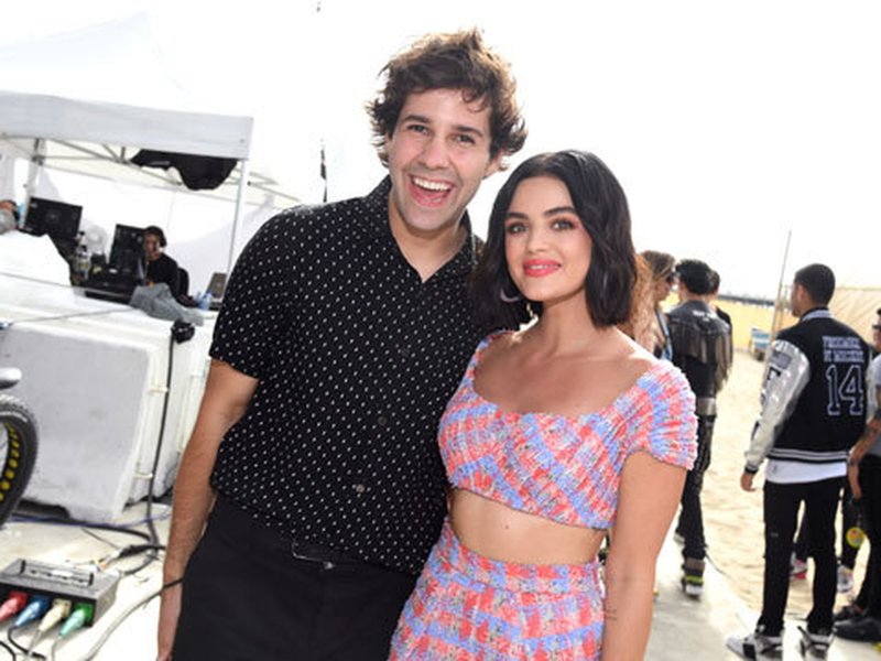 Lucy Hale & David Dobrik Reveal How He Broke Into Robert Downey Jr.’s Trailer